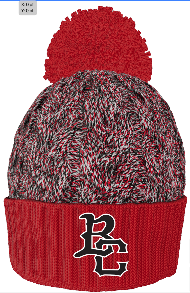 New Era® Marled Knit Pom Beanie