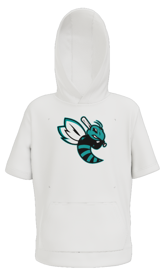 Sport-Wick® Fleece Short Sleeve Hooded Pullover - Youth