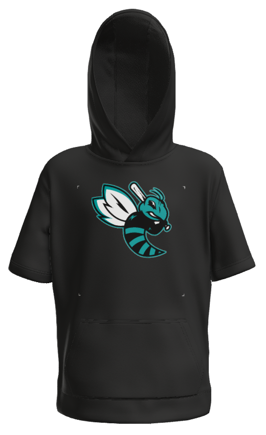 Sport-Wick® Fleece Short Sleeve Hooded Pullover - Youth